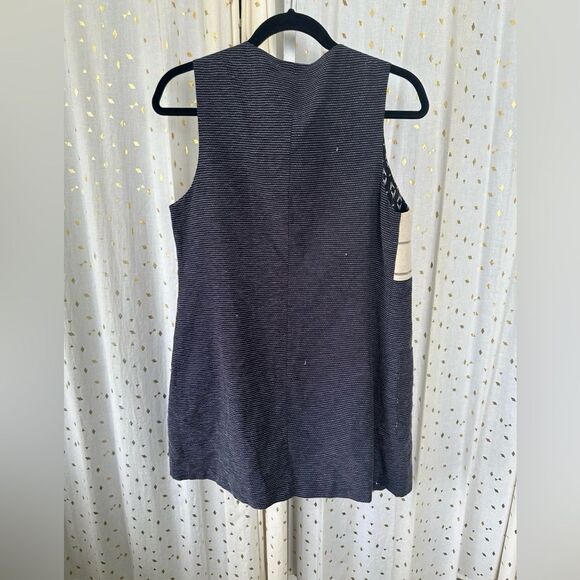 Sanctuary Summer In The City Hemp Cotton Mix Block Embroidered Tapestry Vest XS - Picture 3 of 7